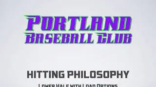 PBC Hitting Philosophy - Lower Half - 11/2019