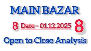 Main bazar today || open to close || main bazar matka trick [ 01.12.2025 ]