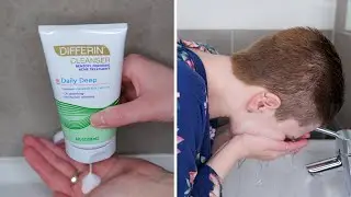 How to use Differin Daily Deep Cleanser with 5% Benzoyl Peroxide