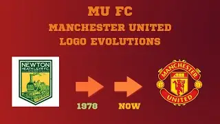 Perubahan logo Manchester United FC dari masa ke masa #mufc #manchesterunited #reddevils