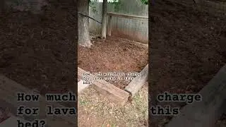 100 bags of lava rocks #landscaping #landscapers