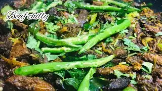 Beaf chilly/tasty & easy 😋😋😋try it