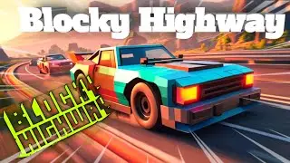 Blocky Road Rush: Blocky Highway | Android Gameplay #gamingcommunity #cargame