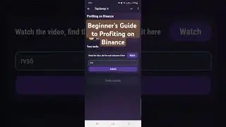 Beginner&rsquo;s Guide to Profiting on Binance | Code Tapswap | Tapswap Code Today #shorts