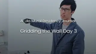 Gridding the wall Day 3