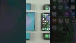Samsung note 10 plus vs iphone xs max comparison #shorts
