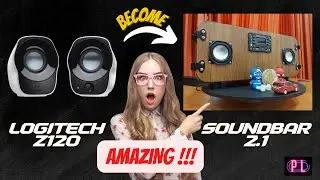 DIY Bluetooth Speaker Soundbar 2.1 Channel from Logitech Z120 with Power Amplifier TPA3116D2