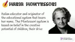 Comparison of Curriculum (Froebel & Montessori)
