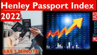 Henley Passport Index 2022 | Henley & Partners | Forum IAS | BAS 5 MINUTE