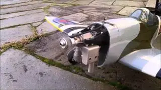 RCGF 15cc Gas Engine with OS G5 Glow plug.