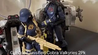 G. I. Joe Classified Series #68 Cobra Valkyrie 2 pk Review 