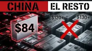 Bater&iacute;as 2025: China rompe el mercado ($84/kWh) y Europa sufre | An&aacute;lisis BNEF