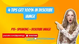 4 Tips PTE Describe Image #pte #ptedescribeimage  #ptetricks #ptetemplates #ptetips