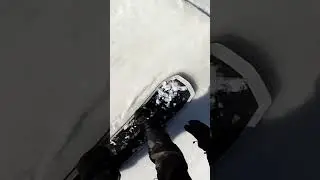 Front boardslide take 2 #snowboarding #grind #fall #bail #jib #terrainpark #edit #gopro #crash