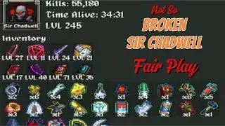 Megabonk | surviving for 6 minutes in Final Swarm and getting 55k kills as Sir Chadwell | Fair Play