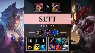 Sett Top vs Kled: Unstoppable - EUW Master Patch 14.16