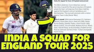 India A squad for England Tour 2025 | Karun Nair | Abhimanyu Eswaran | ENG vs IND |  Cricket News