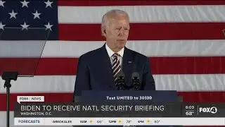 President Elect will get a national security briefing