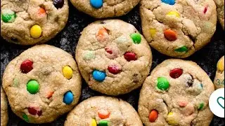 Peanut butter m&m cookies
