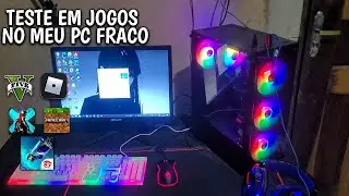 TESTANDO JOGOS NO MEU PC FRACO!!! SER&Aacute; QUE RODOU ALGUM???
