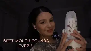 ASMR EXTREME MOUTH SOUNDS ~ Wet mouth sounds ~ Tongue swirl sounds ~ Crystal candy eating
