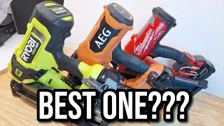 TTI Framing Nailer Showdown. Milwaukee VS Ryobi VS AEG (Ridgid)