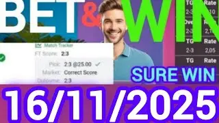 Correct Score Tips & Predictions Today 16/11/2025 | Expert Football Bets & Sure Wins