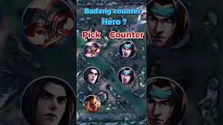 Hero & Counter 💀💀 #mobilelegends #badang #counter #xyzcba #foryou