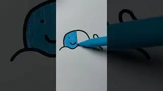 coloring page Dolphin 🐬 #shorts