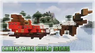 Minecraft Christmas Build Ideas: Santa Sleigh - Tutorial + Download