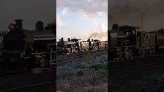Steamrail Victoria Double Header! Heritage Steam Locomotives Australia