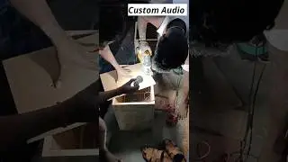 #wemakesubwooferbox #ownmake #workinprogress #audiosystem #amplifier