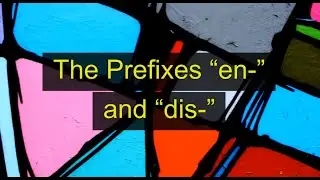 English Prefixes 