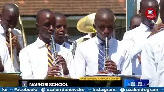Watch as Nairobi School Boys Performs Infront of Pres.Ruto After His Visit The School
