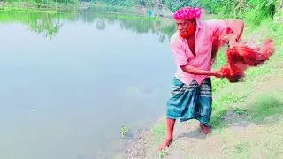 Omg!Best Net Fishing 2021~ Asian Traditional Cast Net Fishing In Village River