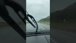 Rainy and Cloudy Commute to Work in Anchorage, Alaska: A Cinematic Video with Stunning Views! #rainy
