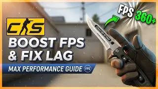 CS2 FPS BOOST & Lag Fix 🔧 | Best Settings + Console Commands for MAX Performance (2025)