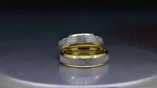 Custom Couple Promise Titanium Rings by Gullei.com