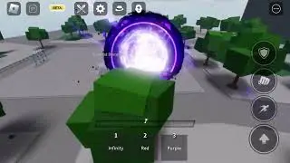 How to make a black hole and a small red floating ball in saitama battlegrounds