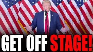 Crowd AUDIBLY GASPS as Trump LOSES HIS SH*T ON STAGE!