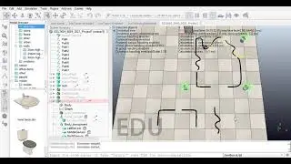 CoppeliaSim Edu Software Robot Line Following Simulation