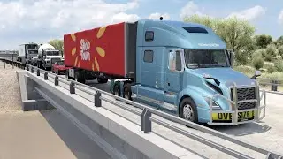 Empty Pallets Delivery from Socorro to Clovis Mountain Landscapes &New Mexico State Journey ATS 1.57