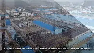 Steel structure: flexible disassembly, suitable for temporary and change space