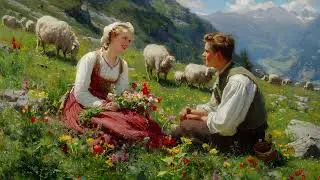 #frametvart  Romantic Pastoral Oil Painting | 4K Frame TV Art Screensaver (Silent & Borderless)