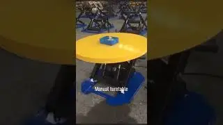 500 - 3000 Lb Hydraulic Lift Table Electric With Turntable