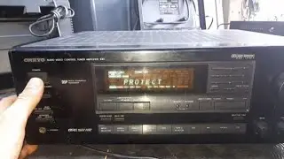 ONKYO TX-SV 525 Amplifier 'Protect mode' bangongot dami sira mukhang pinag praktisan...