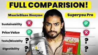 Muscleblaze Biozyme Performance Whey VS Super You Yeast Protein