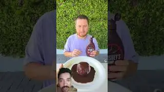 Hungry Girl VS Chocolate Topping 😱🍫🤣 #shorts #viral