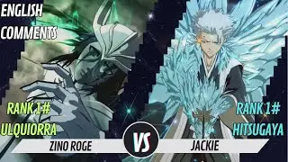 Max Rank Ulquiorra vs Max Rank Hitsugaya | ENGLISH | Bleach Rebirth of Souls