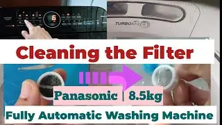How to Clean the Filter of Panasonic Automatic Washing Machine? | Auto Clean Tub Off | Bill Updates
